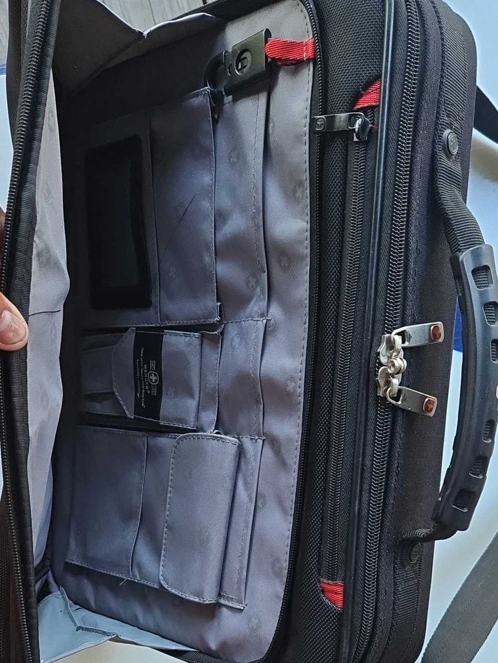 SwissGear Wenger Black Laptop Briefcase